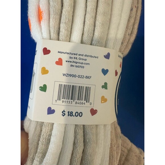 Life Is Good Womens Cushioned No-Show Socks 6-Pair Pack Love Is Love - Picture 8 of 8